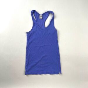 Purple Ribbed Knit Top Tna